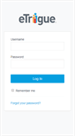 Mobile Screenshot of login.etrigue.com